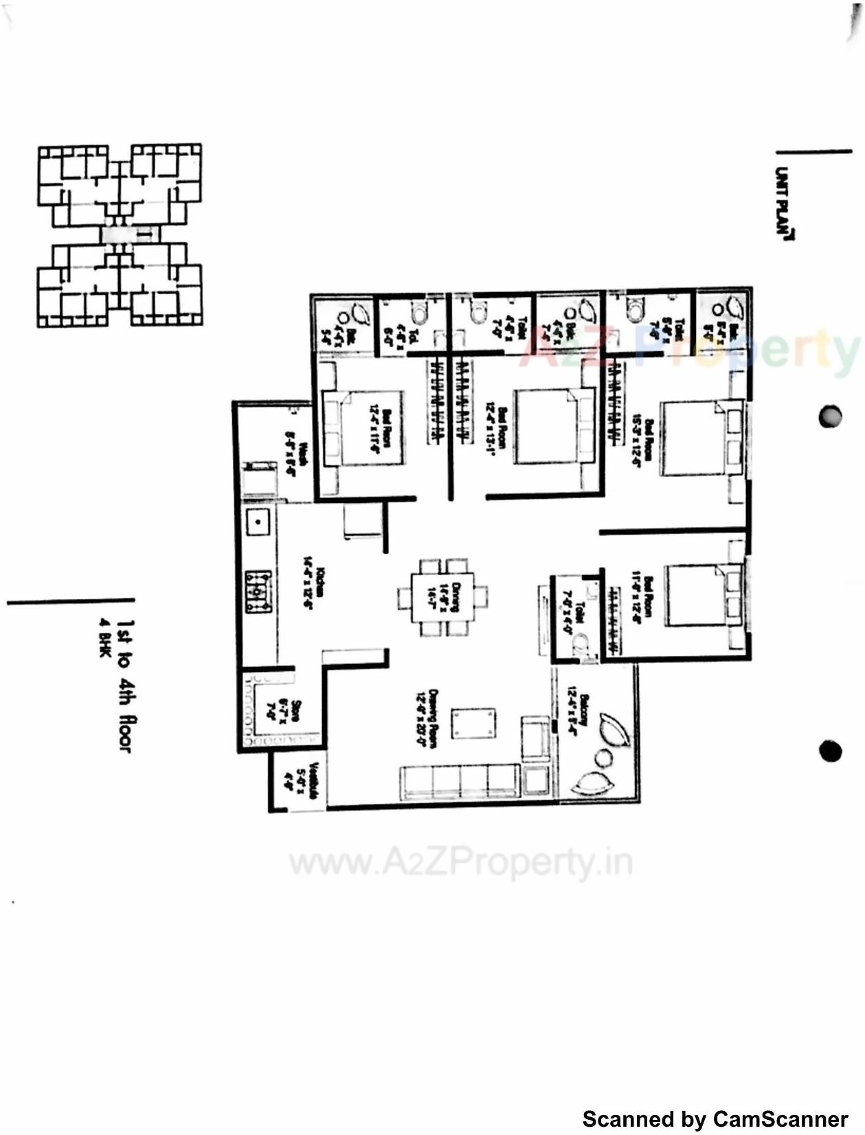 Layout of real estate project Kemps Corner located at Nikol, Ahmedabad, Gujarat