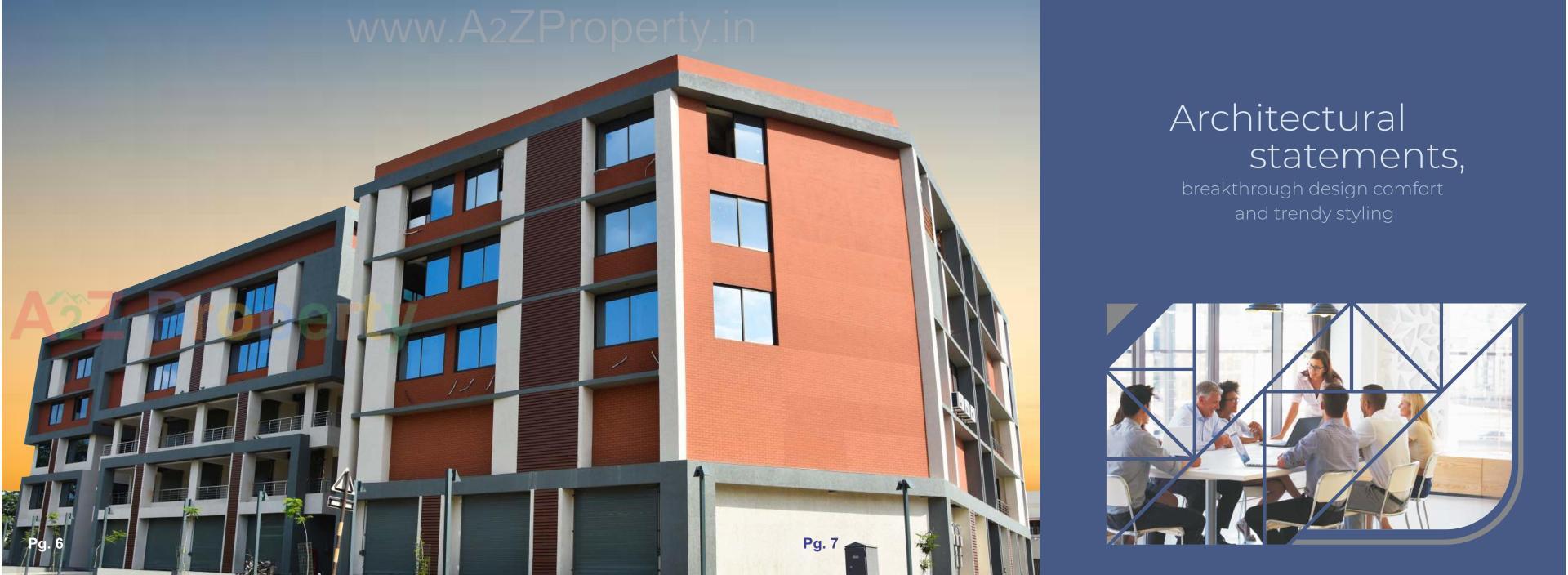 3D Elevation of real estate project Kens Corner located at Nikol, Ahmedabad, Gujarat