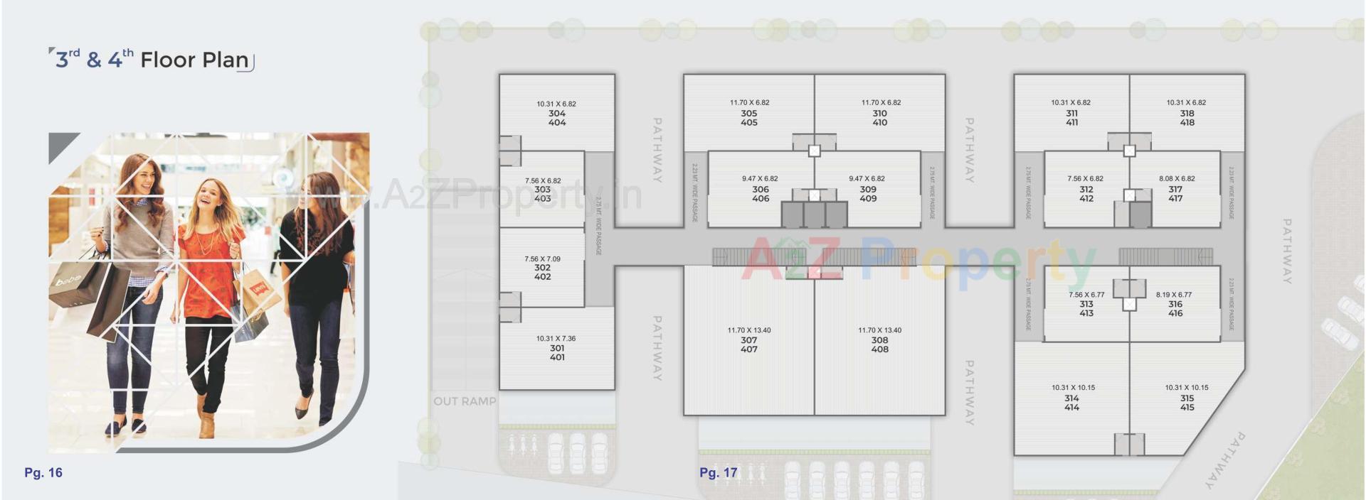 Layout of real estate project Kens Corner located at Nikol, Ahmedabad, Gujarat