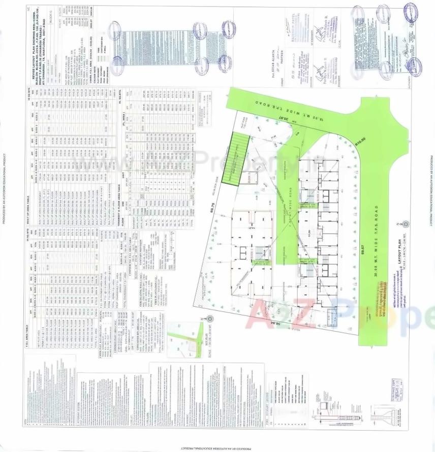 Layout of real estate project Kesar Alanta located at Chharodi, Ahmedabad, Gujarat