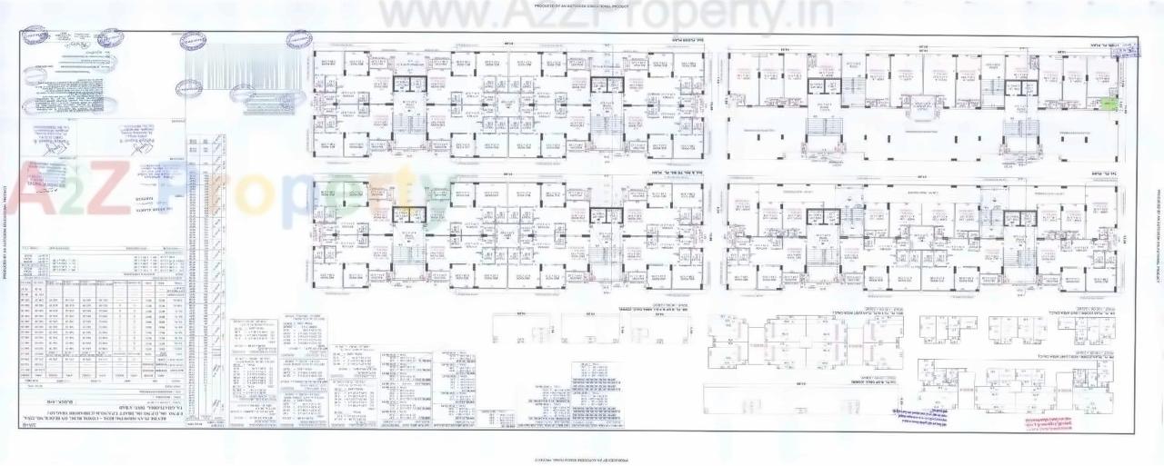 Layout of real estate project Kesar Alanta located at Chharodi, Ahmedabad, Gujarat