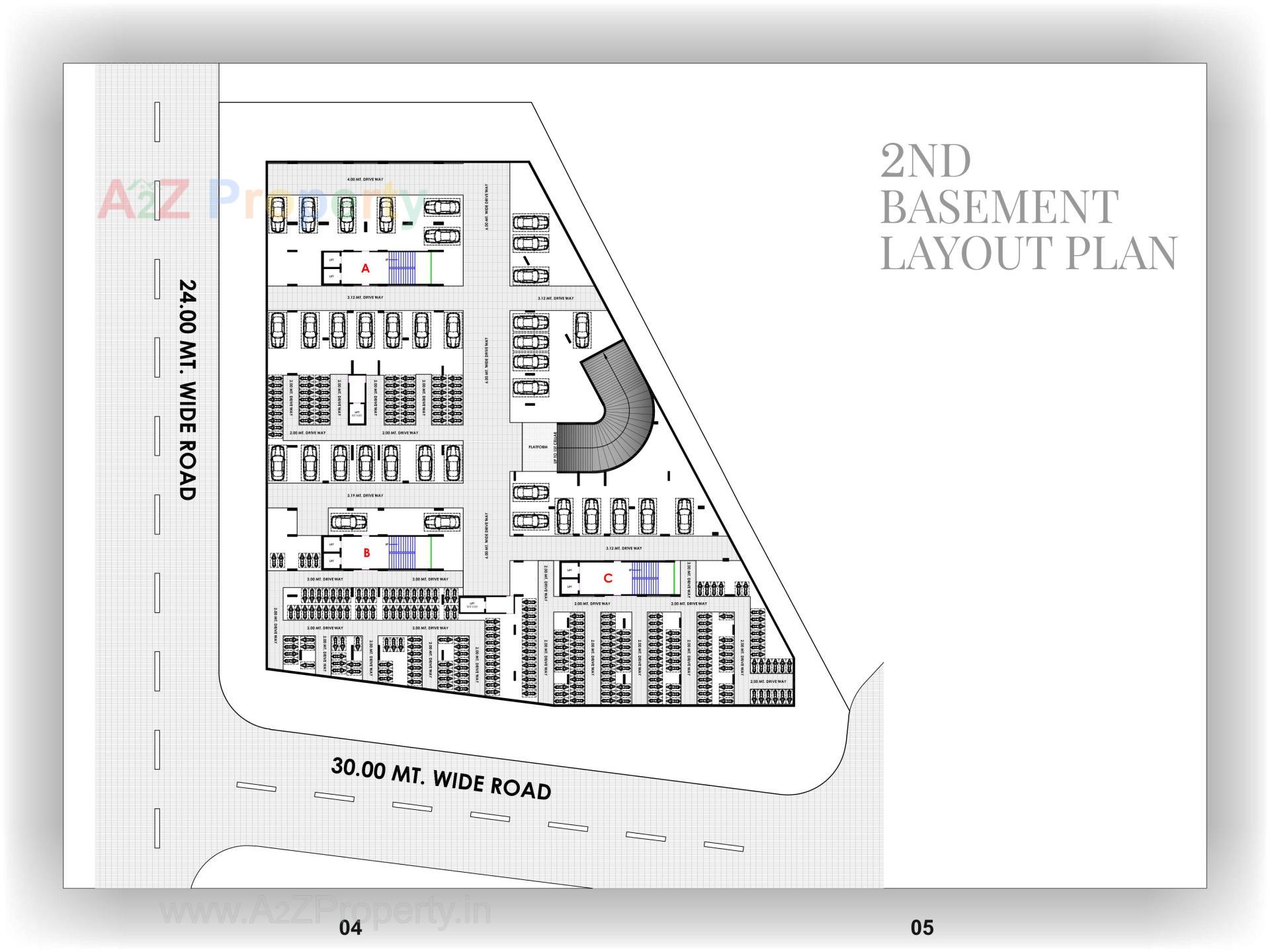 Layout of real estate project Kesar Empire located at Nikol, Ahmedabad, Gujarat