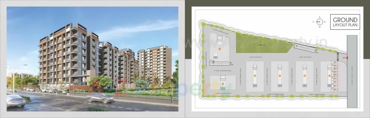  of real estate project Kesar Exotica located at Naroda, Ahmedabad, Gujarat