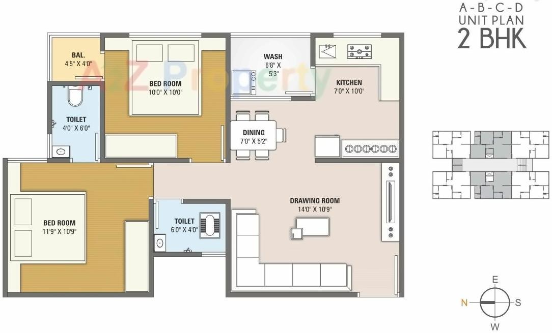 Layout of real estate project Kesar Exotica located at Naroda, Ahmedabad, Gujarat