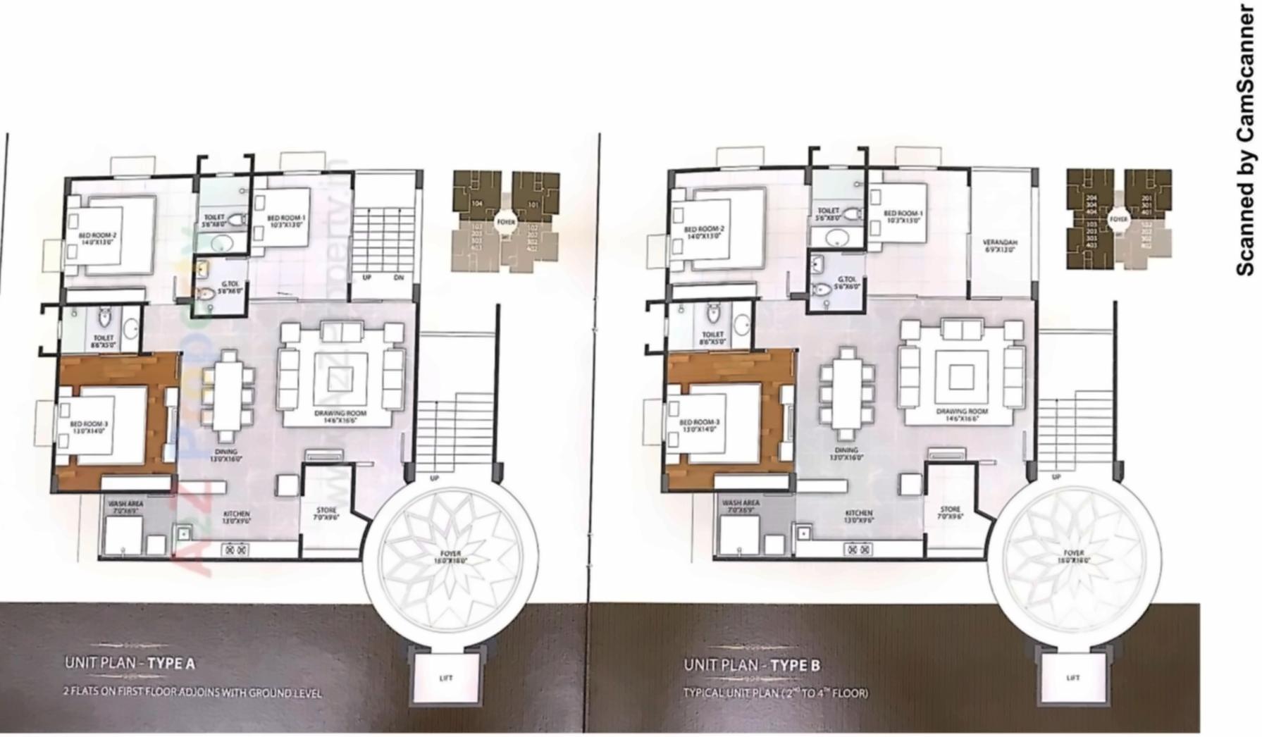 Layout of real estate project Kesar Harmony located at Gulbai-tekra, Ahmedabad, Gujarat