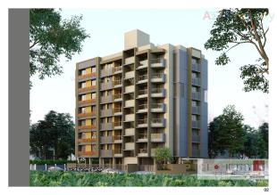 Elevation of real estate project Kesariyaji Flats located at Chhadawad, Ahmedabad, Gujarat