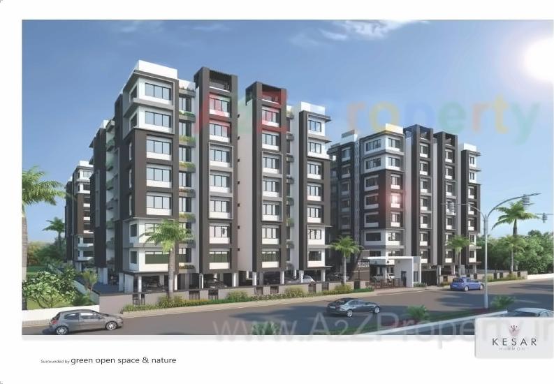 3D Elevation of real estate project Keshar Harmony located at Nikol, Ahmedabad, Gujarat