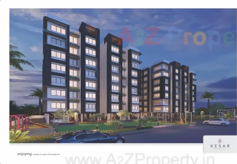 3D Elevation of real estate project Keshar Harmony located at Nikol, Ahmedabad, Gujarat