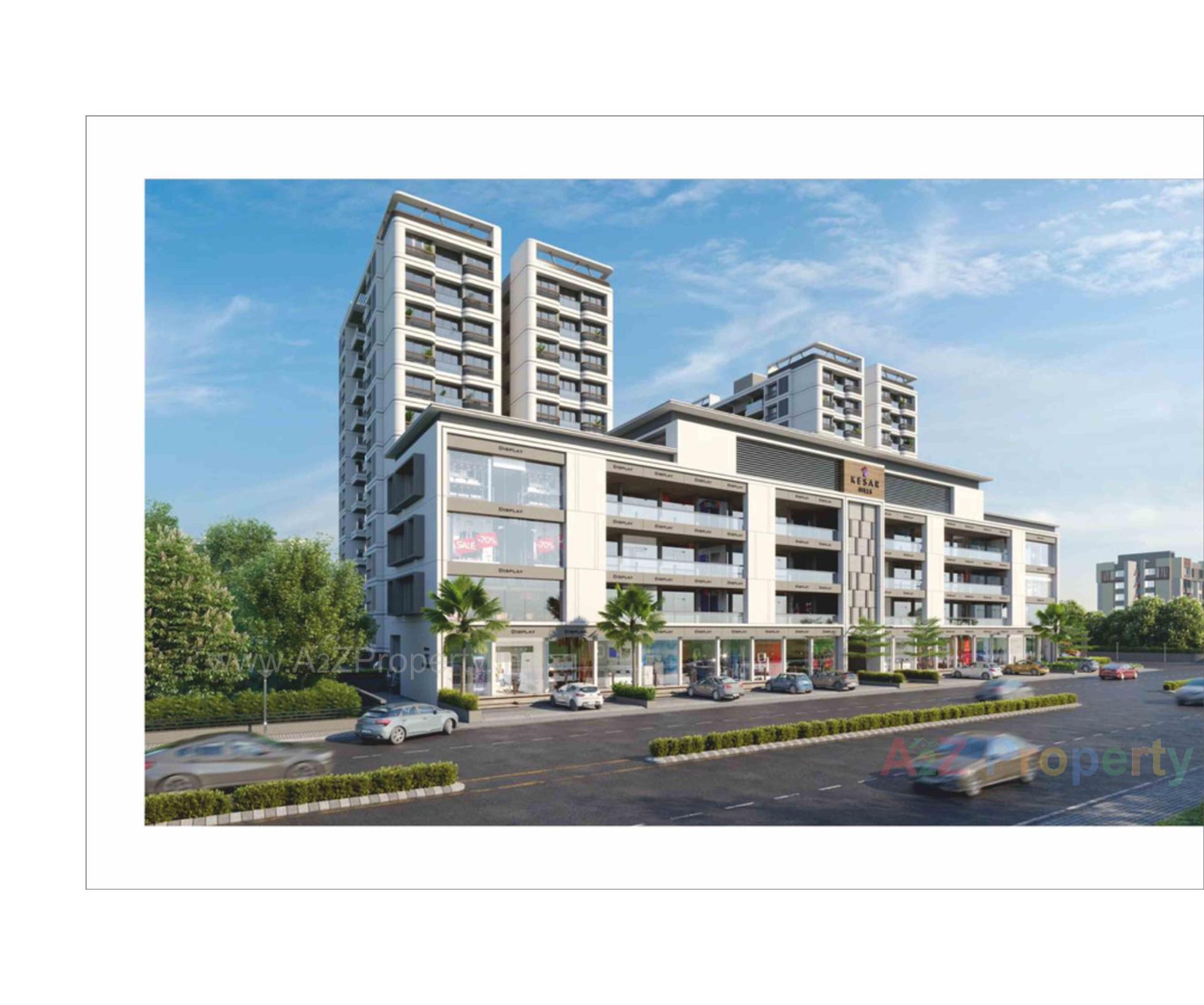 3D Elevation of real estate project Keshar Hills   Plaza located at Hanspura, Ahmedabad, Gujarat