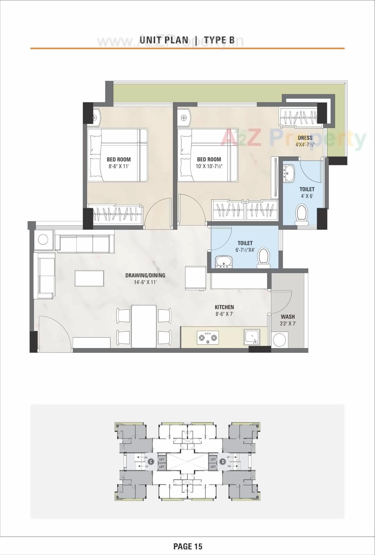 Layout of real estate project Keshar Samruddham located at Khodiyar, Ahmedabad, Gujarat