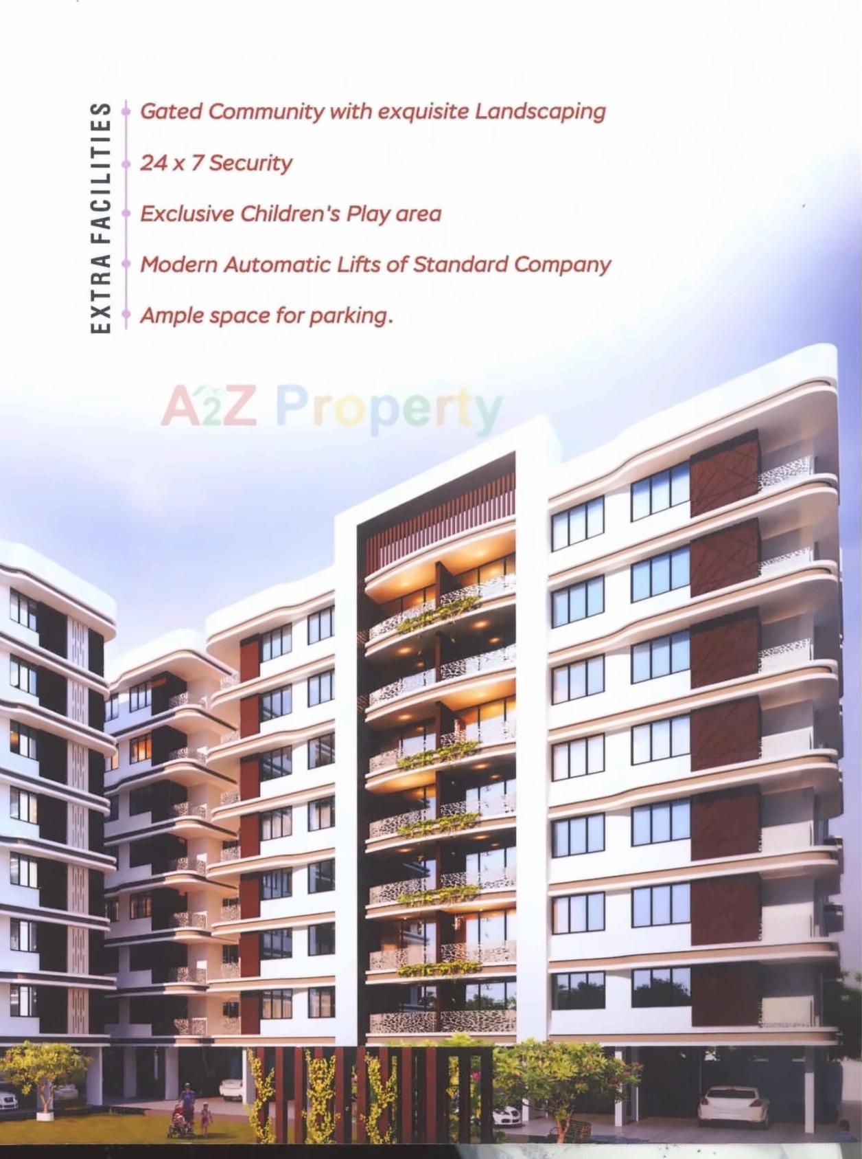 3D Elevation of real estate project Keshar Vatika located at Nikol, Ahmedabad, Gujarat