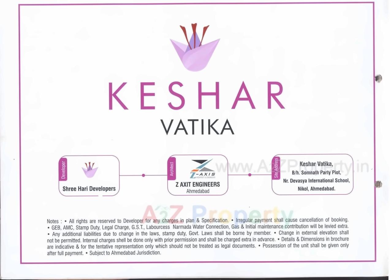  of real estate project Keshar Vatika located at Nikol, Ahmedabad, Gujarat