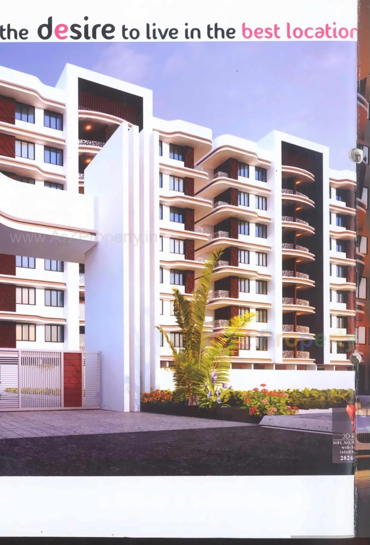 3D Elevation of real estate project Keshar Vatika located at Nikol, Ahmedabad, Gujarat