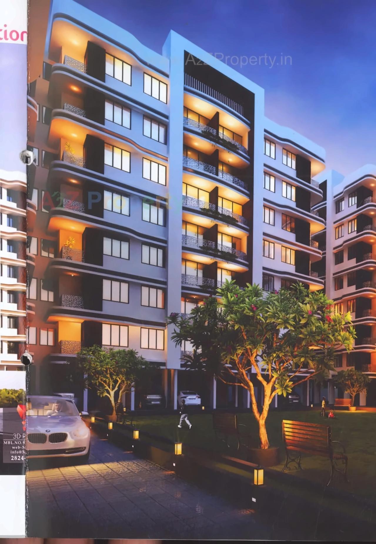 3D Elevation of real estate project Keshar Vatika located at Nikol, Ahmedabad, Gujarat