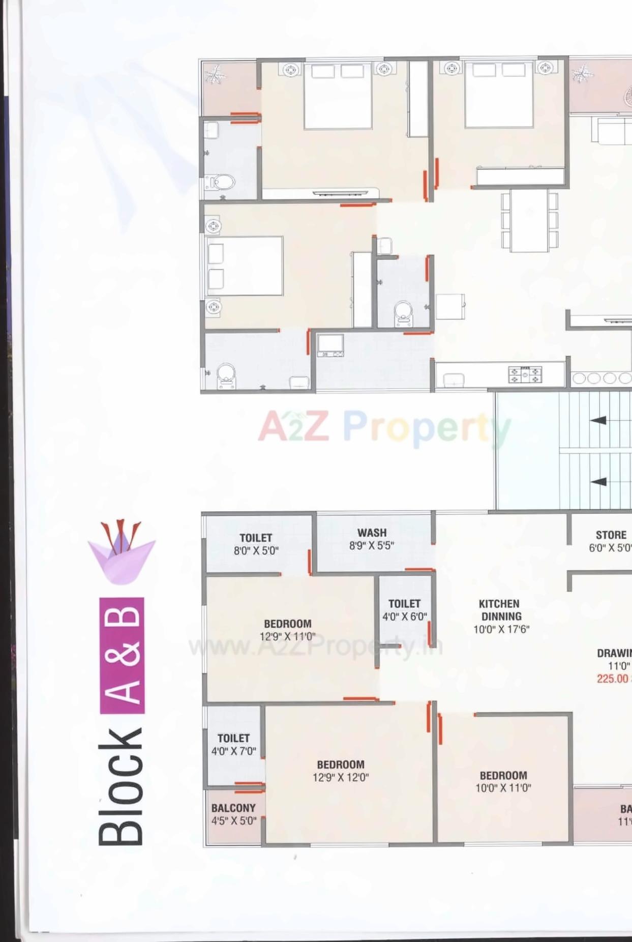 Layout of real estate project Keshar Vatika located at Nikol, Ahmedabad, Gujarat