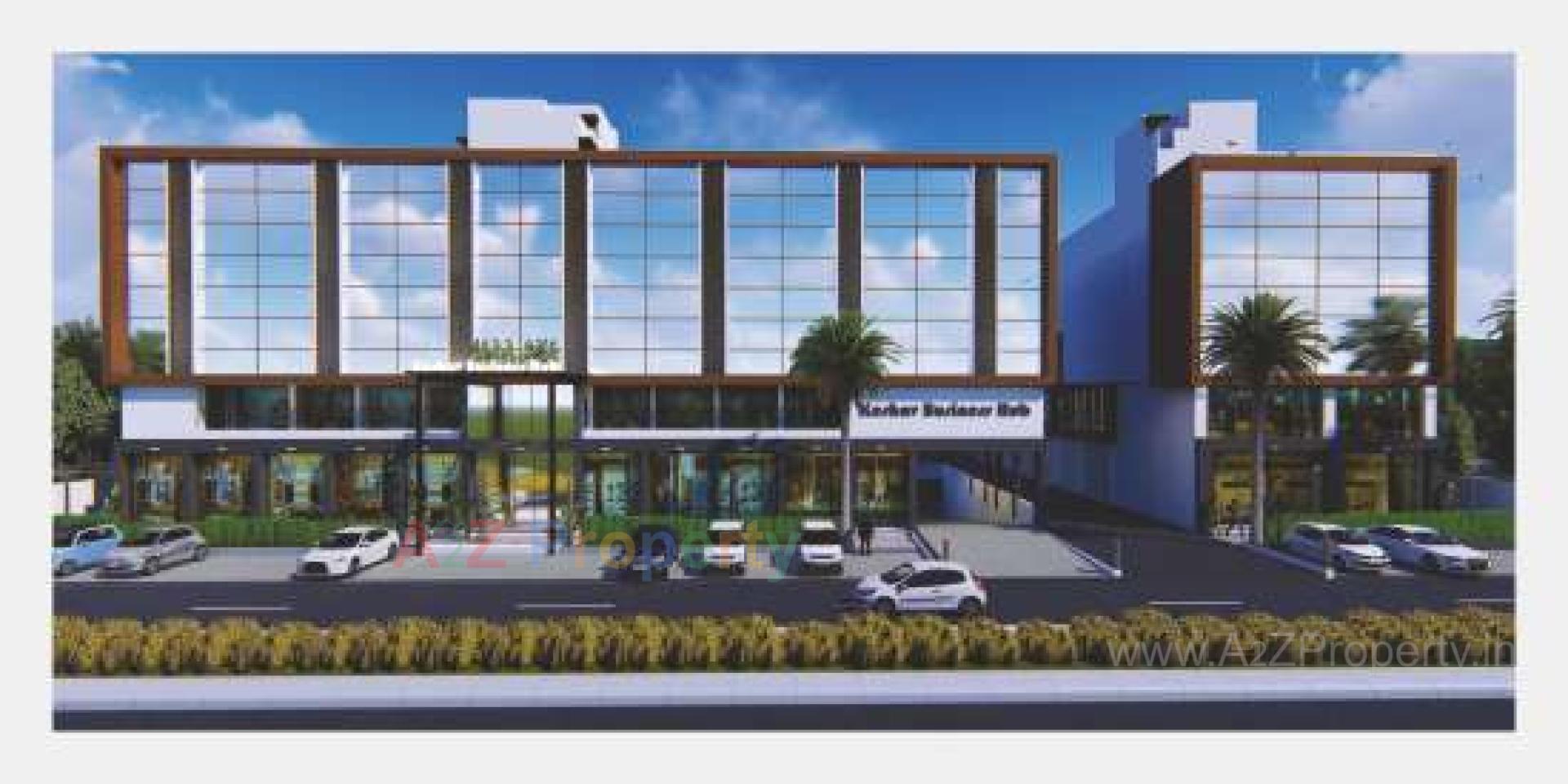 3D Elevation of real estate project Keshav Business Hub located at Dascroi, Ahmedabad, Gujarat