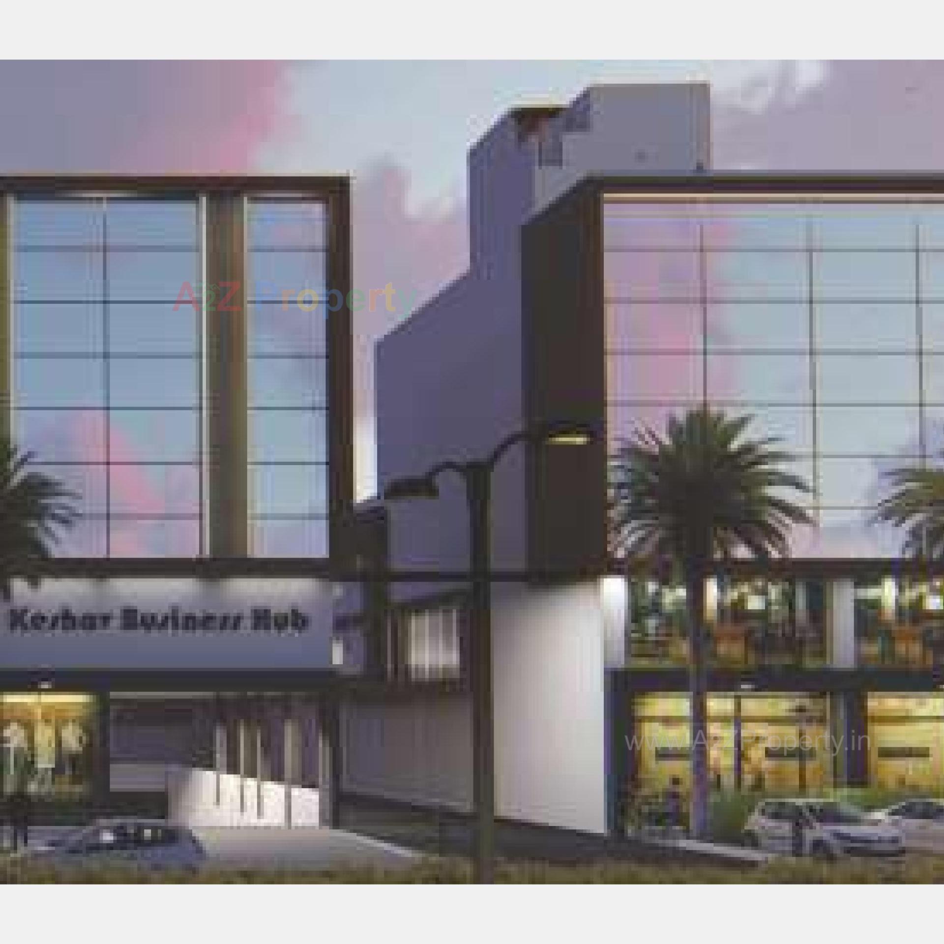 3D Elevation of real estate project Keshav Business Hub located at Dascroi, Ahmedabad, Gujarat