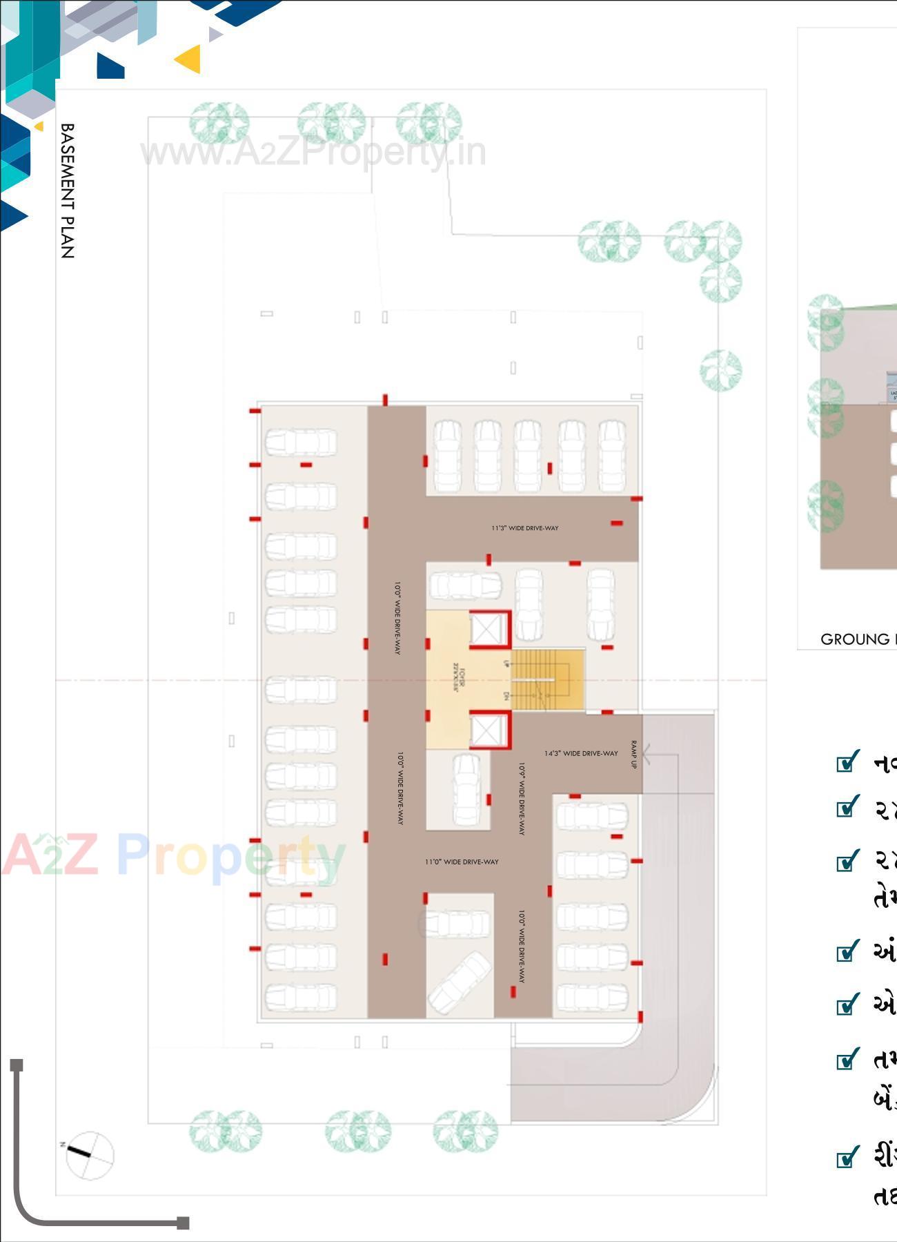 Layout of real estate project Keshav Enclave located at Ahmedabad, Ahmedabad, Gujarat