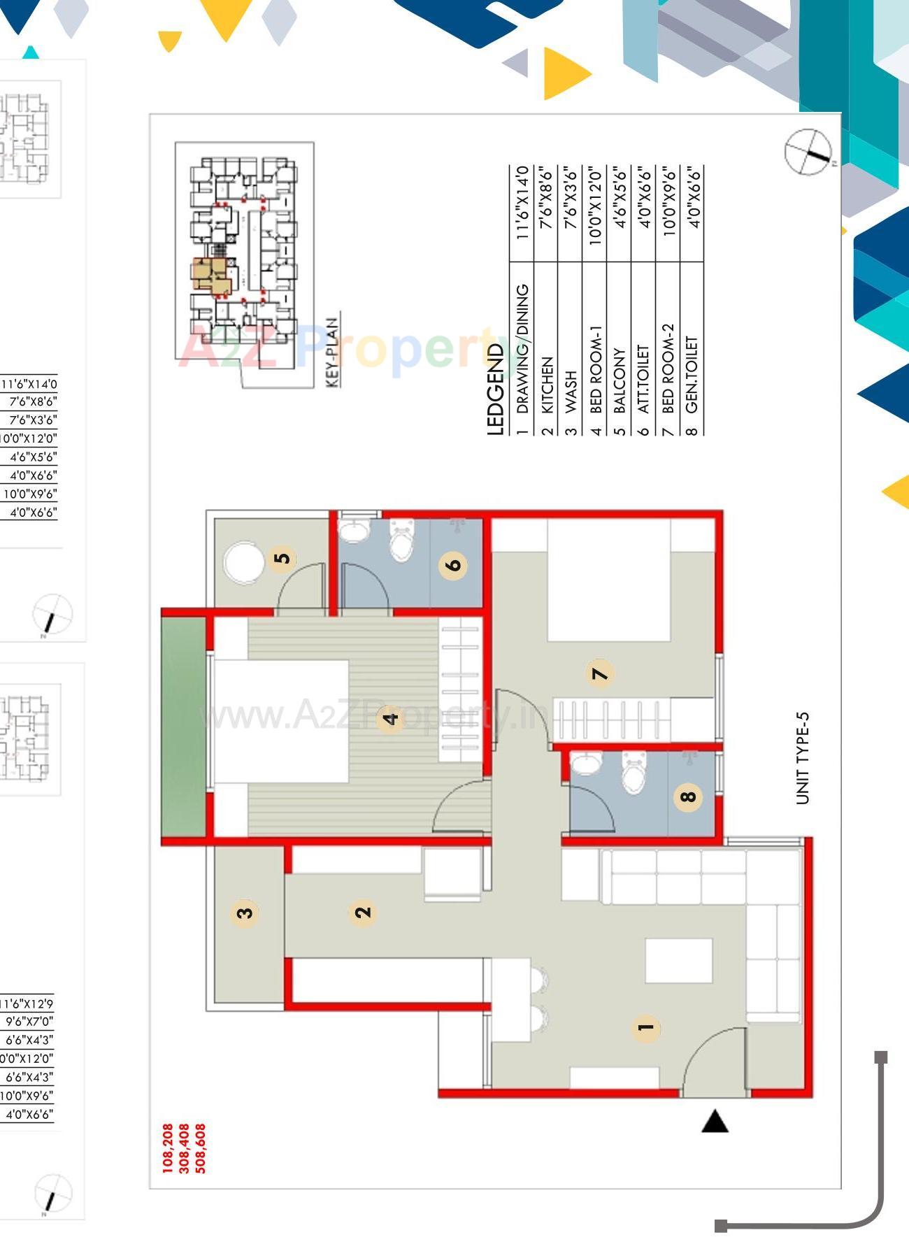 Layout of real estate project Keshav Enclave located at Ahmedabad, Ahmedabad, Gujarat