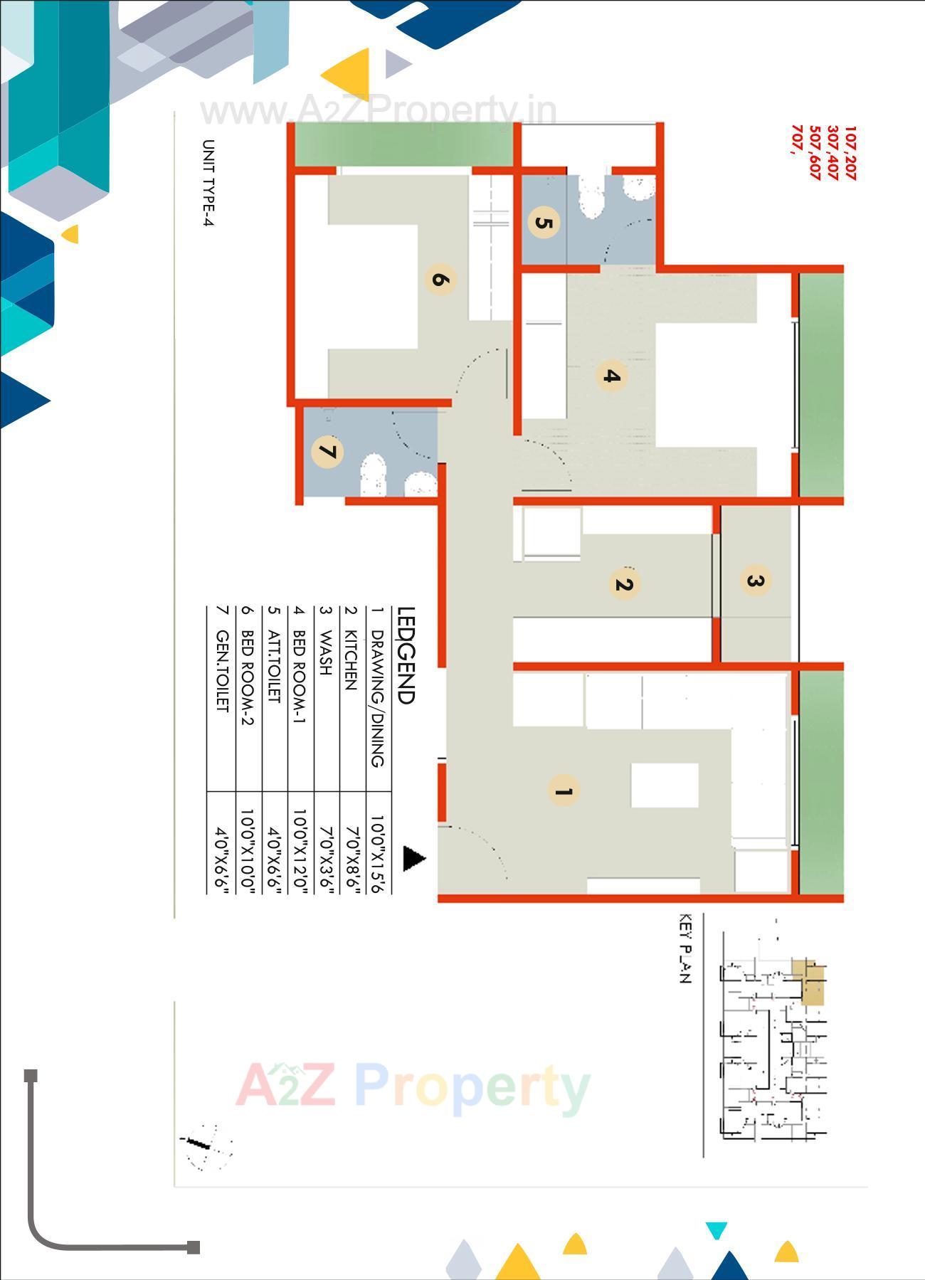 Layout of real estate project Keshav Enclave located at Ahmedabad, Ahmedabad, Gujarat
