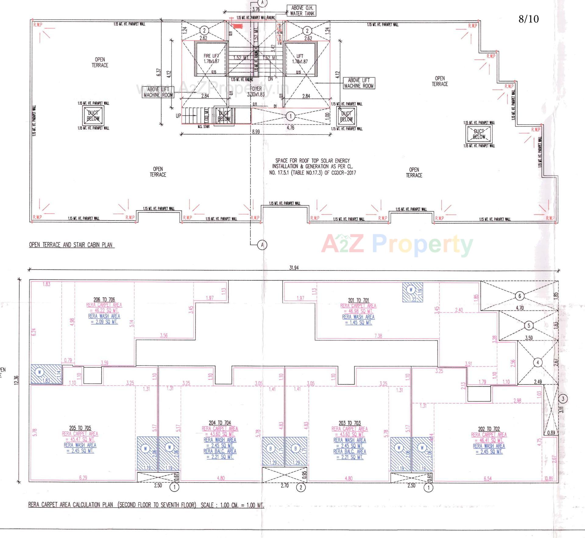 Layout of real estate project Keshav Heights located at Vinzol, Ahmedabad, Gujarat