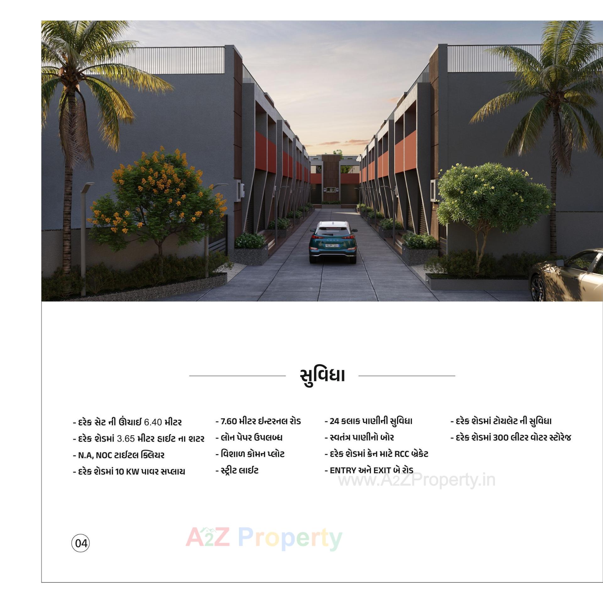 3D Elevation of real estate project Keshav Industrial Park located at Kathwada, Ahmedabad, Gujarat