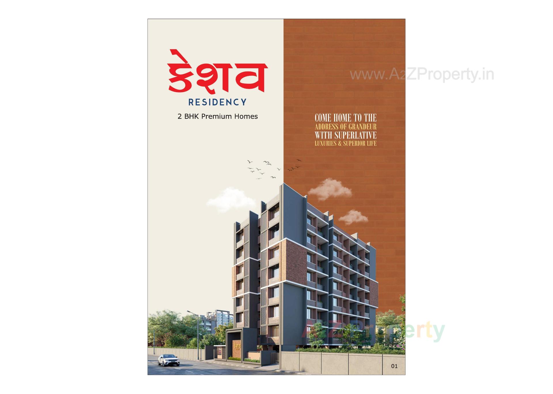 3D Elevation of real estate project Keshav Residency located at Singarva, Ahmedabad, Gujarat