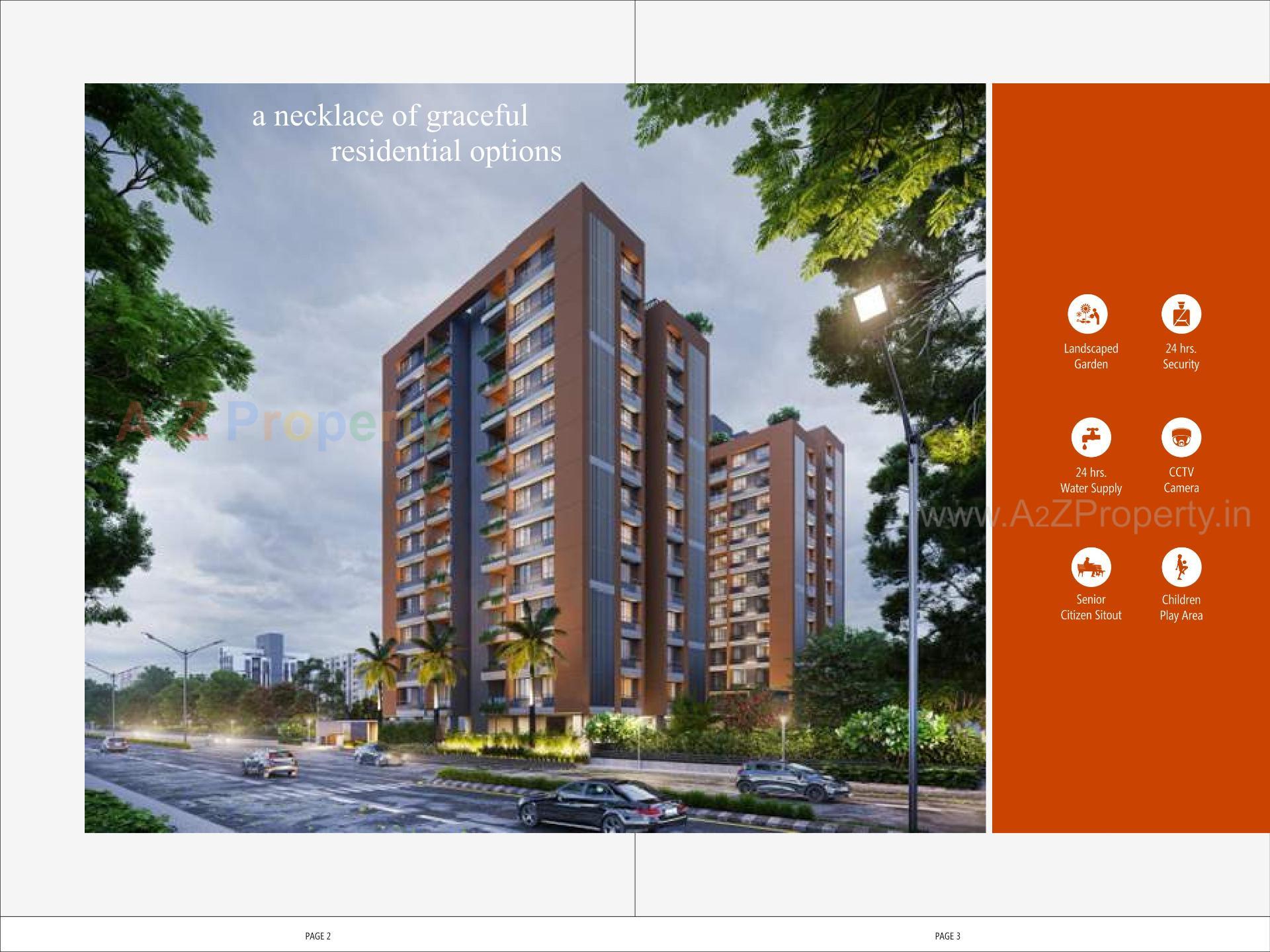 3D Elevation of real estate project Keshav Skyline located at Ahmedabad, Ahmedabad, Gujarat