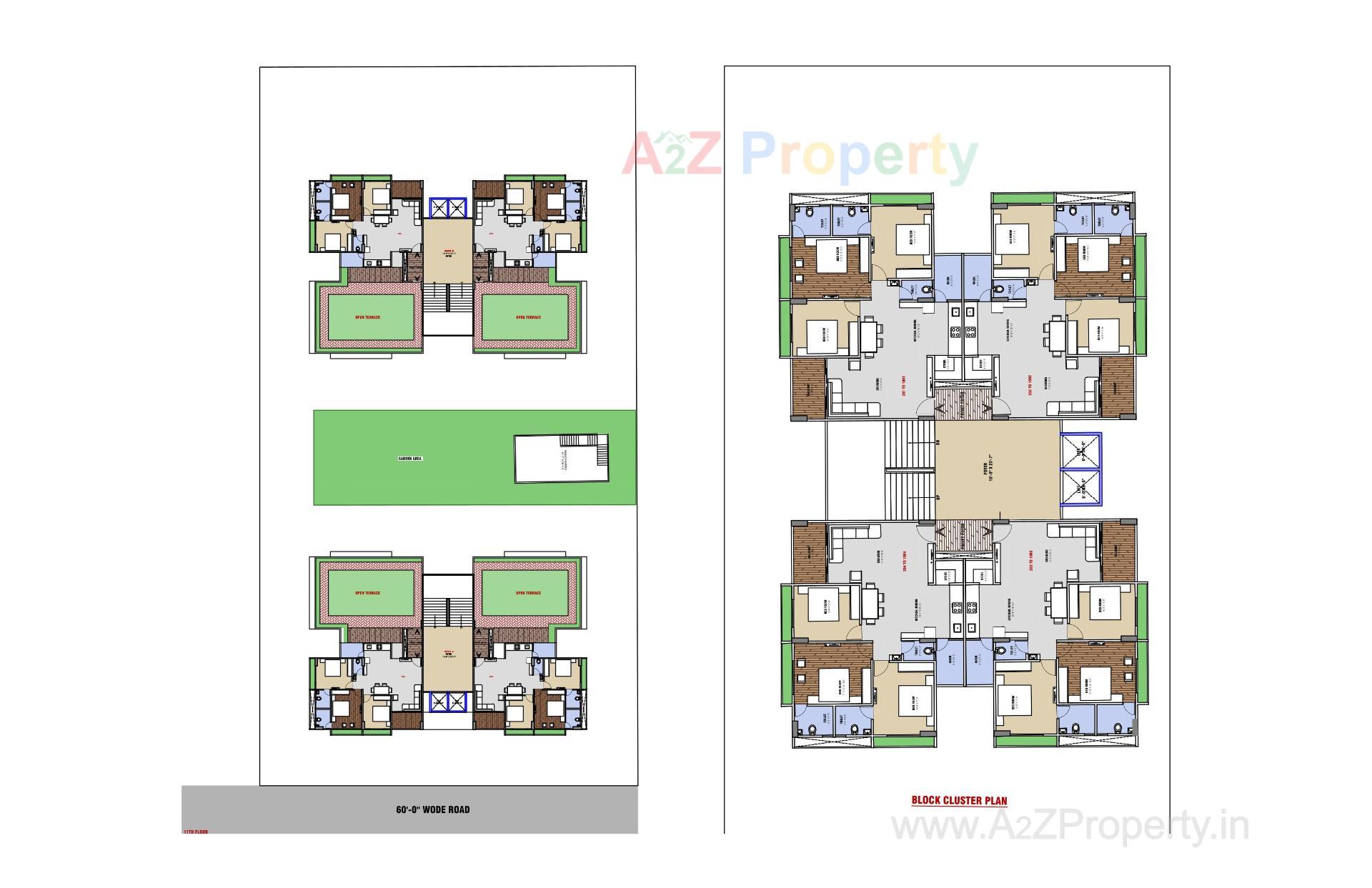 Layout of real estate project Keshav Skyline located at Ahmedabad, Ahmedabad, Gujarat
