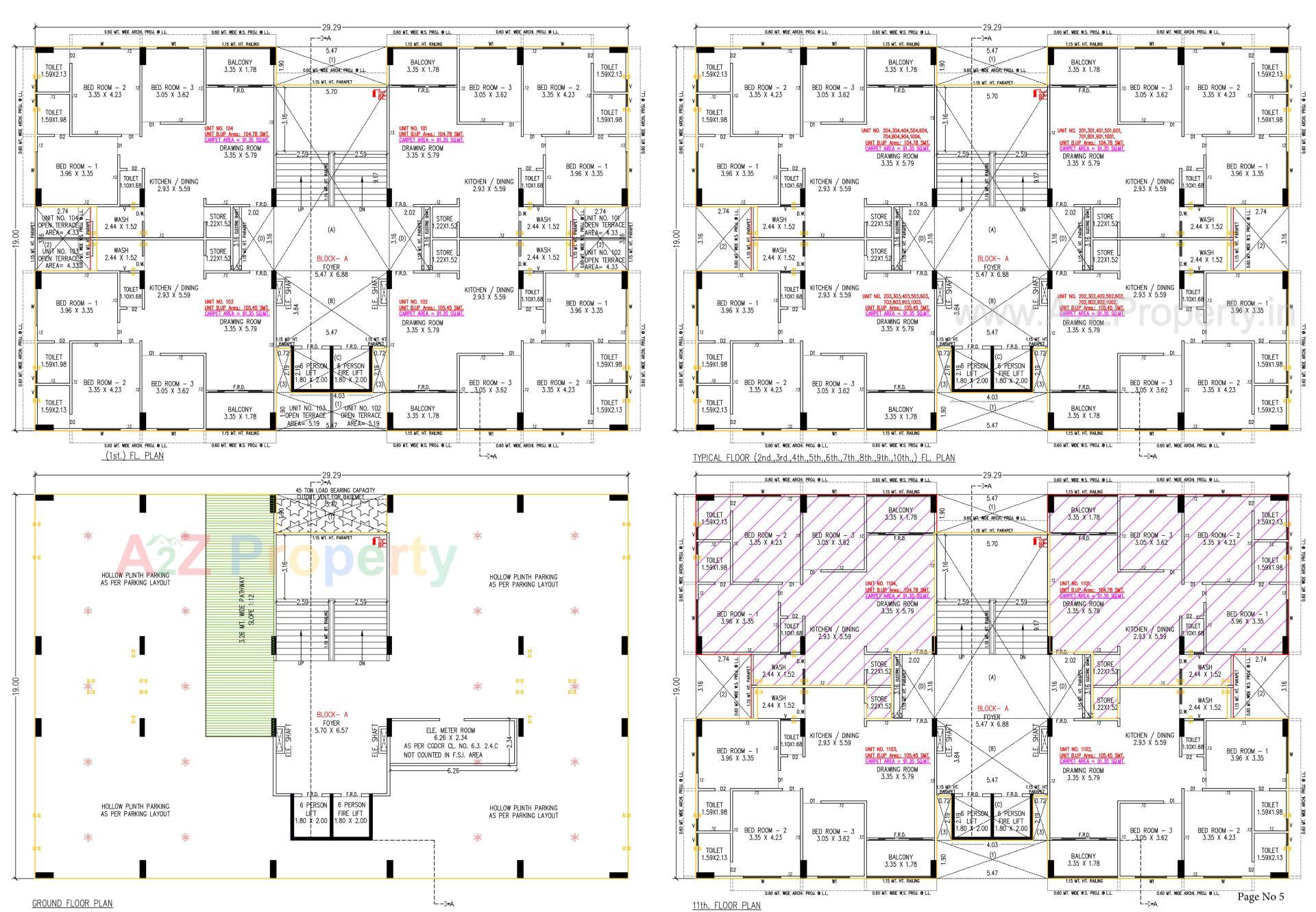 Layout of real estate project Keshav Skyline located at Chandkheda, Ahmedabad, Gujarat