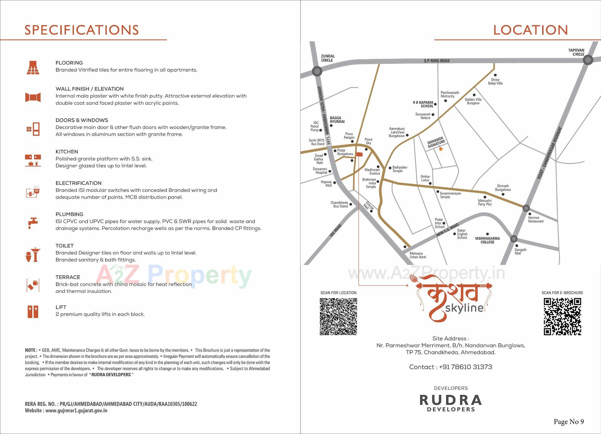  of real estate project Keshav Skyline located at Chandkheda, Ahmedabad, Gujarat