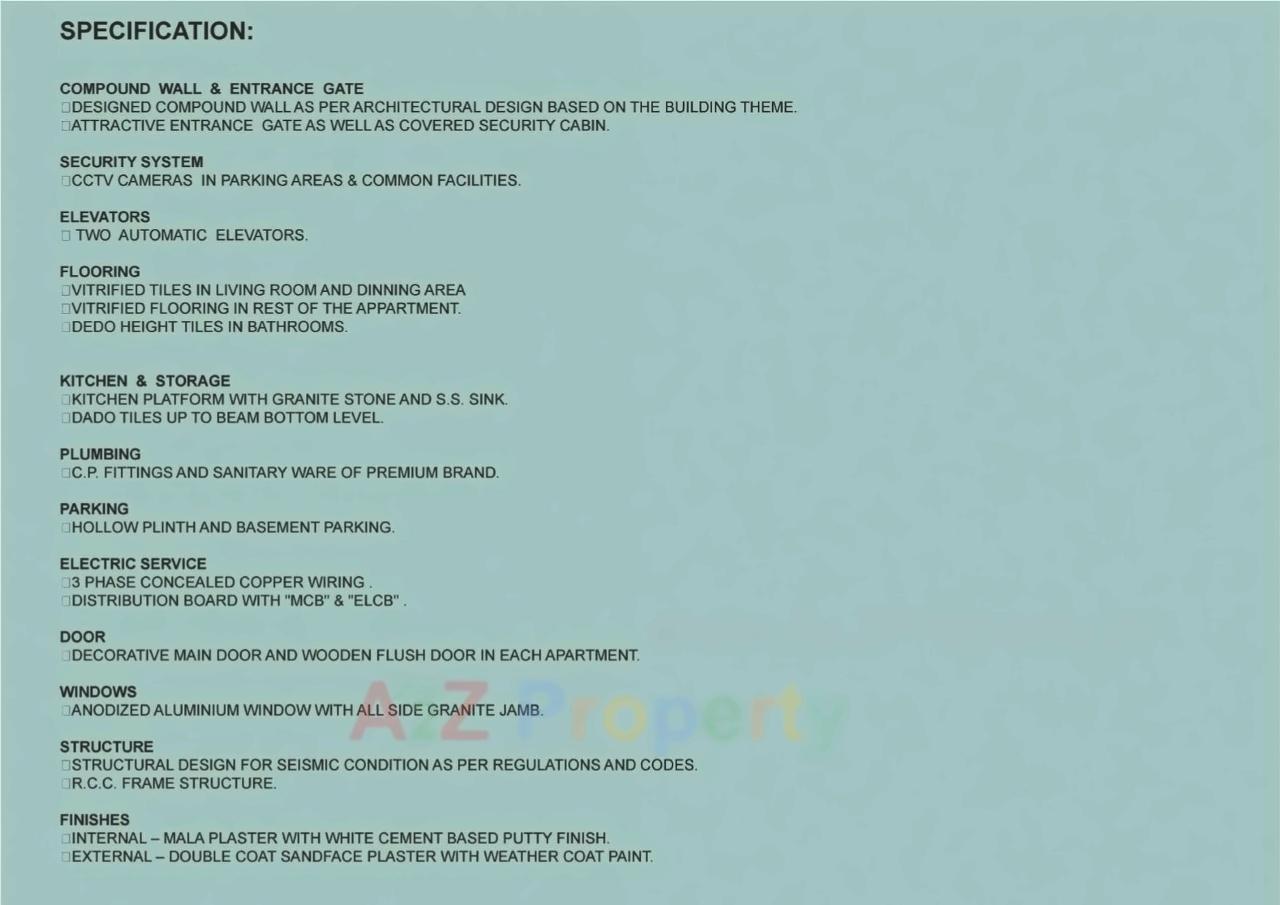  of real estate project Khushroo Residency located at Ellis-bridge, Ahmedabad, Gujarat