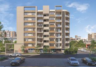 Elevation of real estate project Khushroo Residency located at Ellis-bridge, Ahmedabad, Gujarat