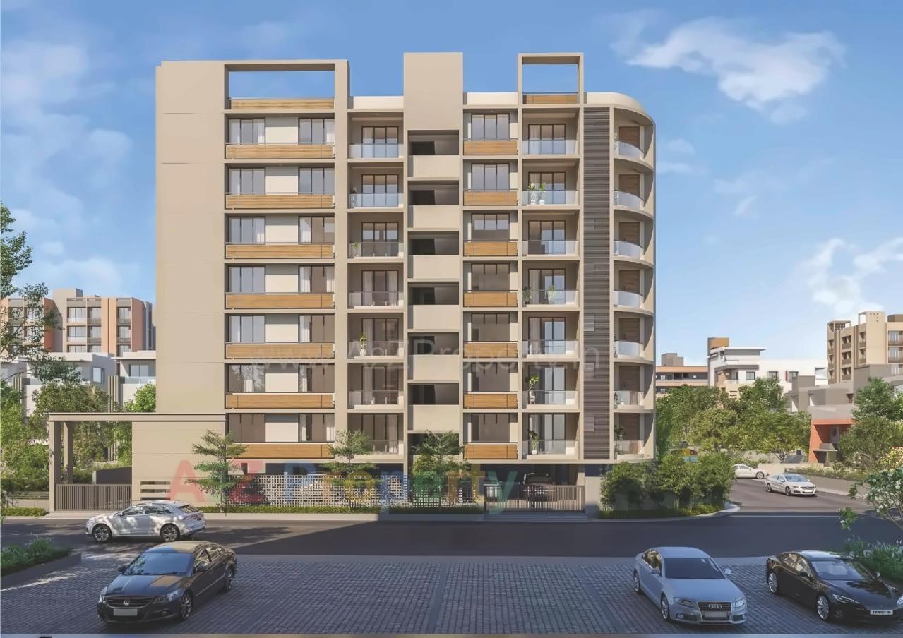 3D Elevation of real estate project Khushroo Residency located at Ellis-bridge, Ahmedabad, Gujarat