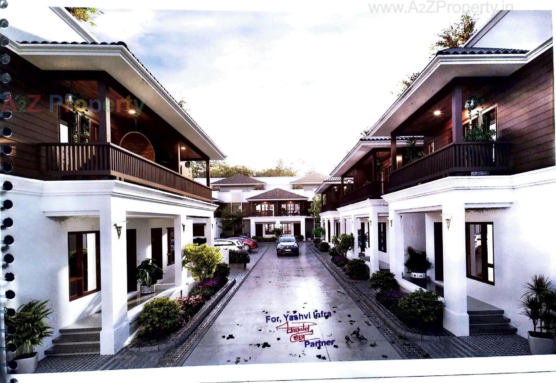 3D Elevation of real estate project Kings Villa located at Vastral, Ahmedabad, Gujarat