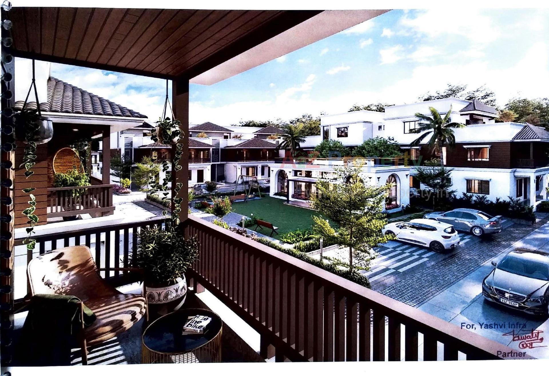 3D Elevation of real estate project Kings Villa located at Vastral, Ahmedabad, Gujarat