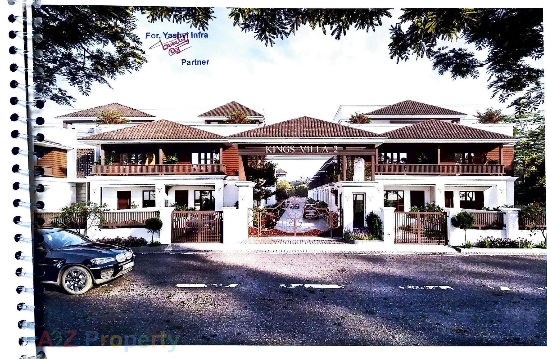 3D Elevation of real estate project Kings Villa located at Vastral, Ahmedabad, Gujarat