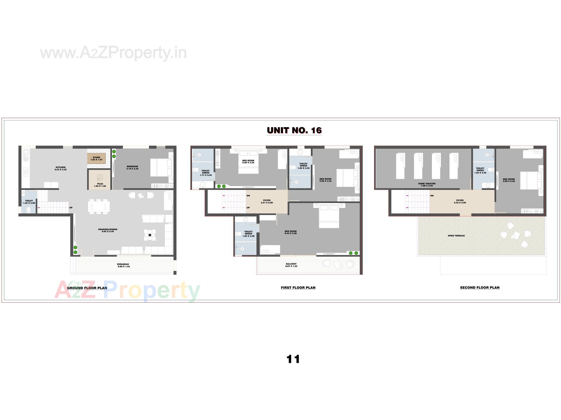 Layout of real estate project Kings Villa located at Vastral, Ahmedabad, Gujarat