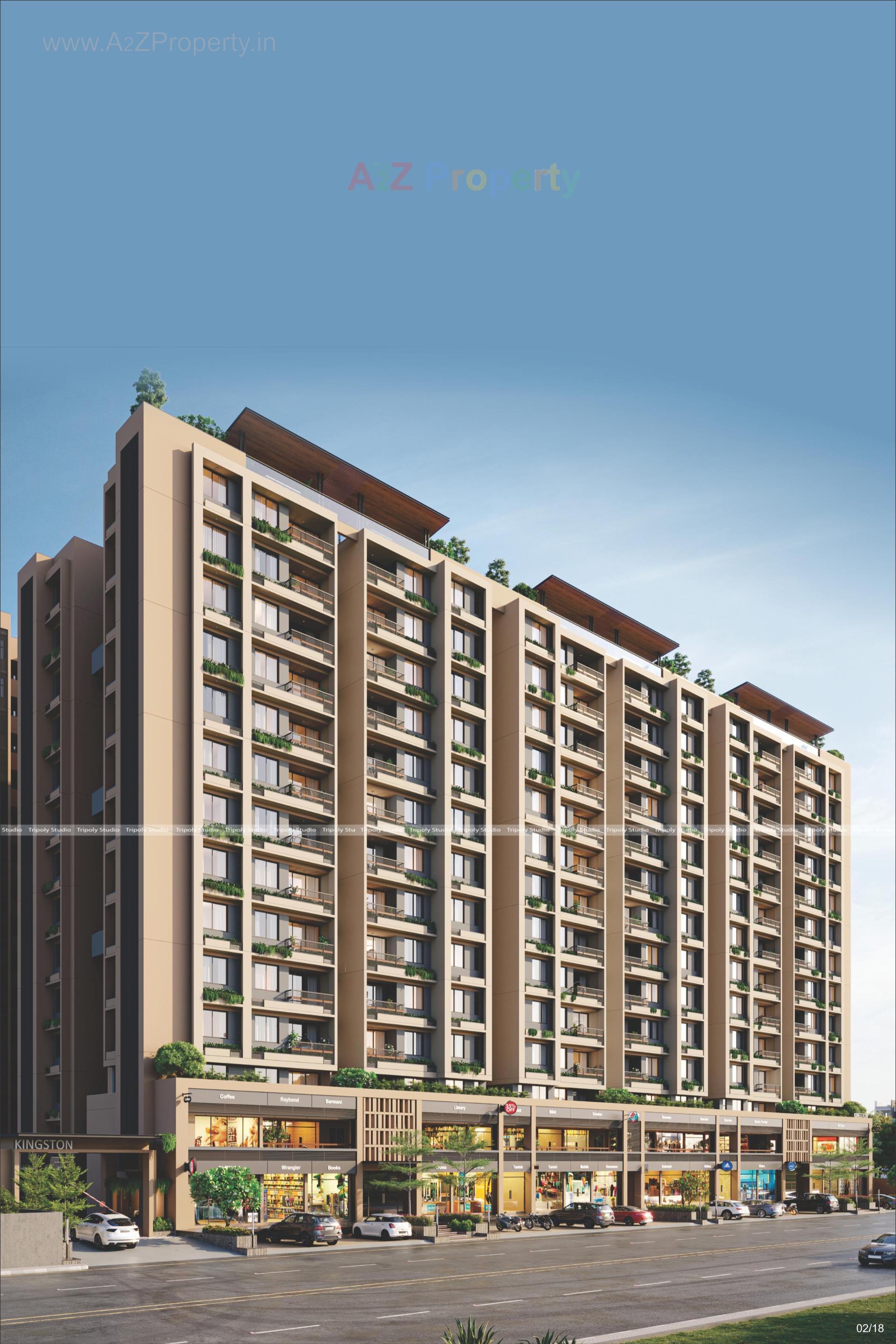 3D Elevation of real estate project Kingston located at Ahmedabad, Ahmedabad, Gujarat