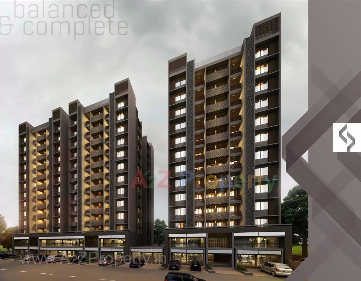 3D Elevation of real estate project Kishor Park located at City, Ahmedabad, Gujarat