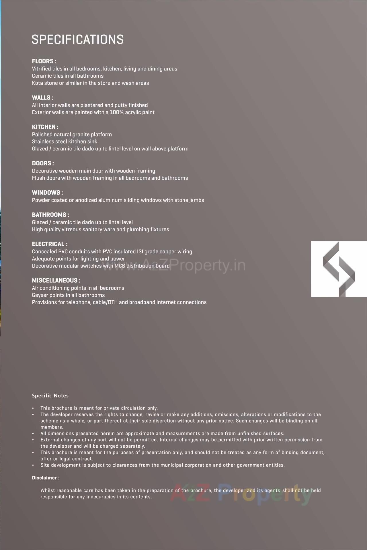 Project Specifications