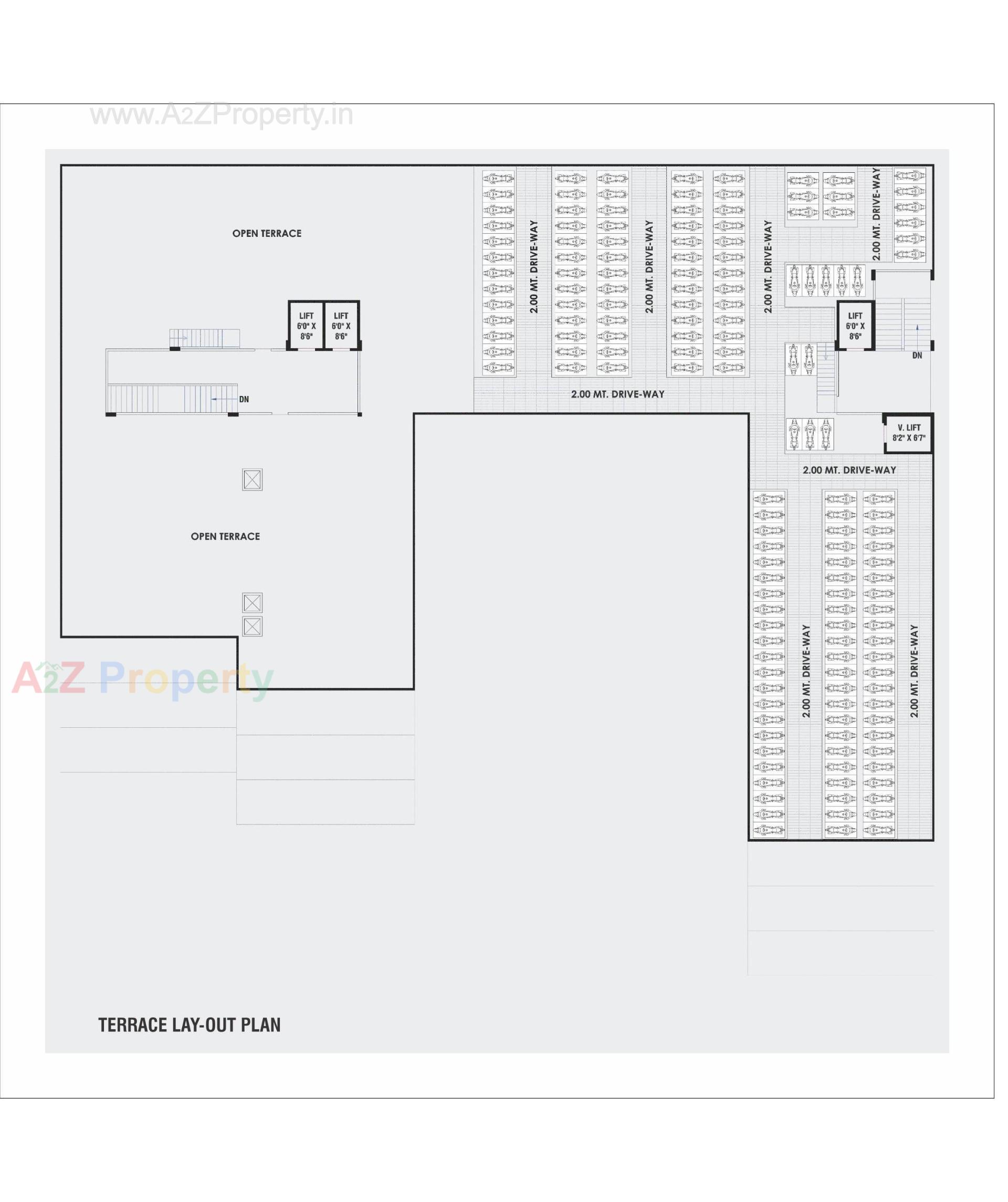 Layout of real estate project Kohinoor Business Hub located at Muthiya, Ahmedabad, Gujarat