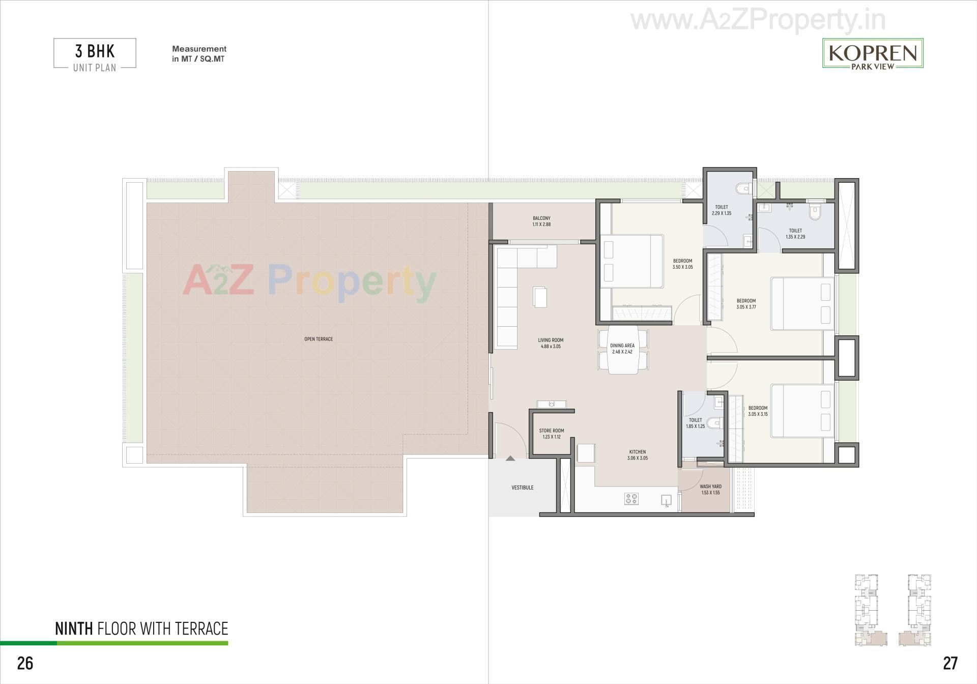 Layout of real estate project Kopren Park View located at Oganaj, Ahmedabad, Gujarat