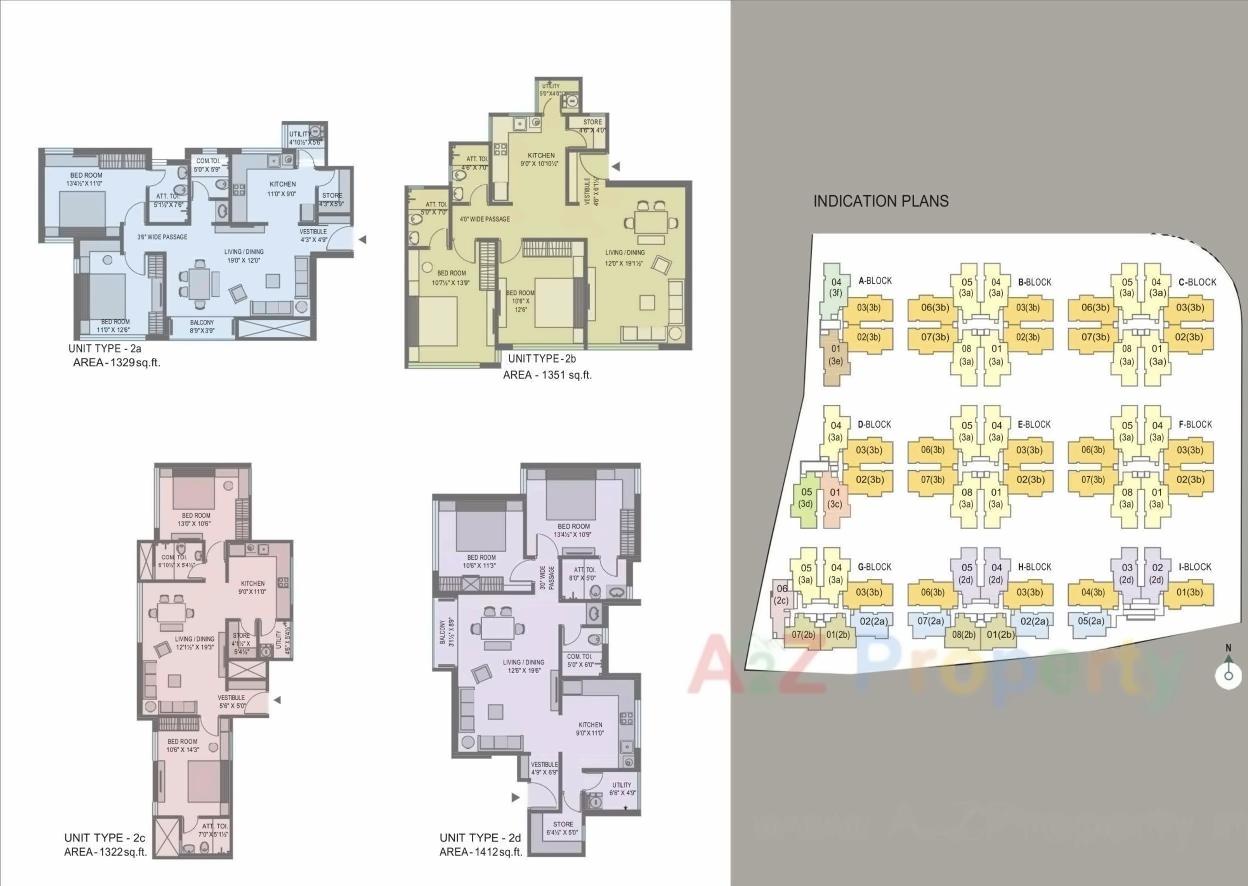 Layout of real estate project Kp Courtyard located at Sanathal, Ahmedabad, Gujarat