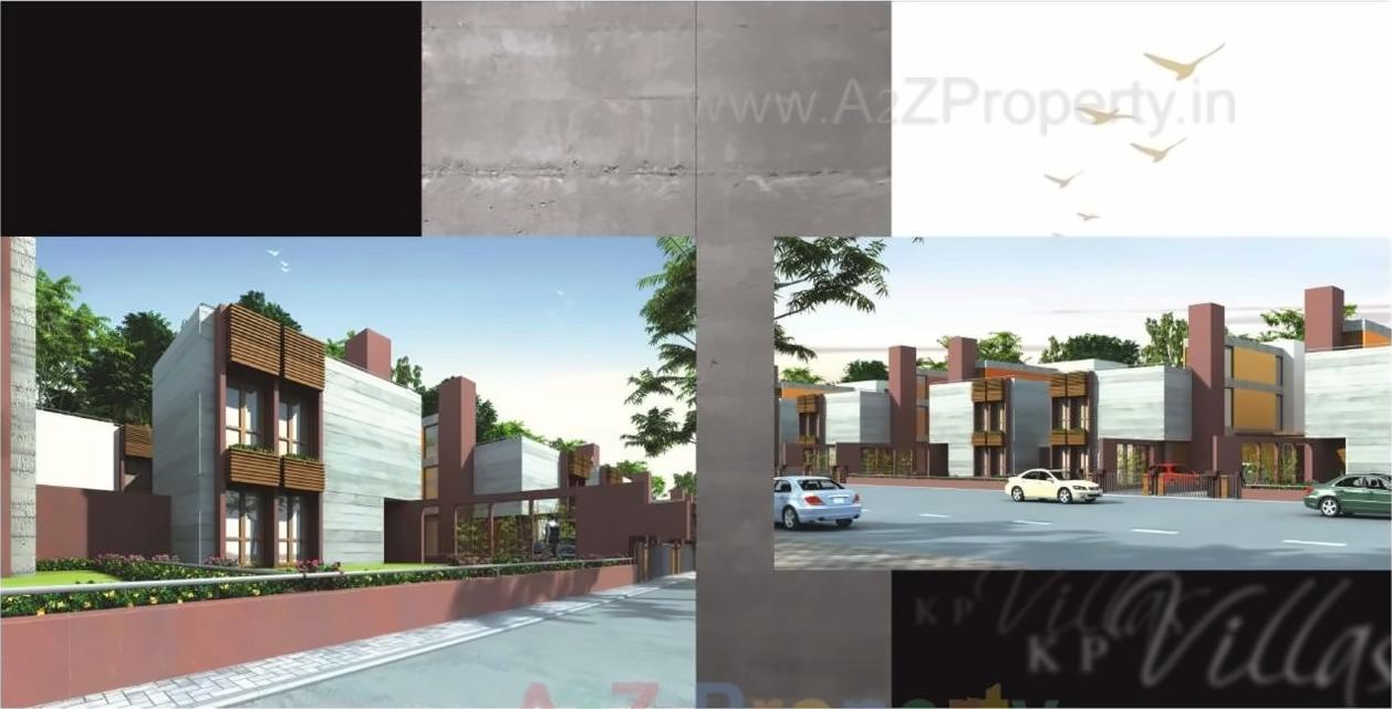 3D Elevation of real estate project Kp Villas located at Sanathal, Ahmedabad, Gujarat
