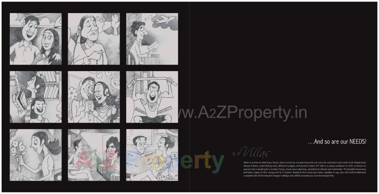  of real estate project Kp Villas located at Sanathal, Ahmedabad, Gujarat