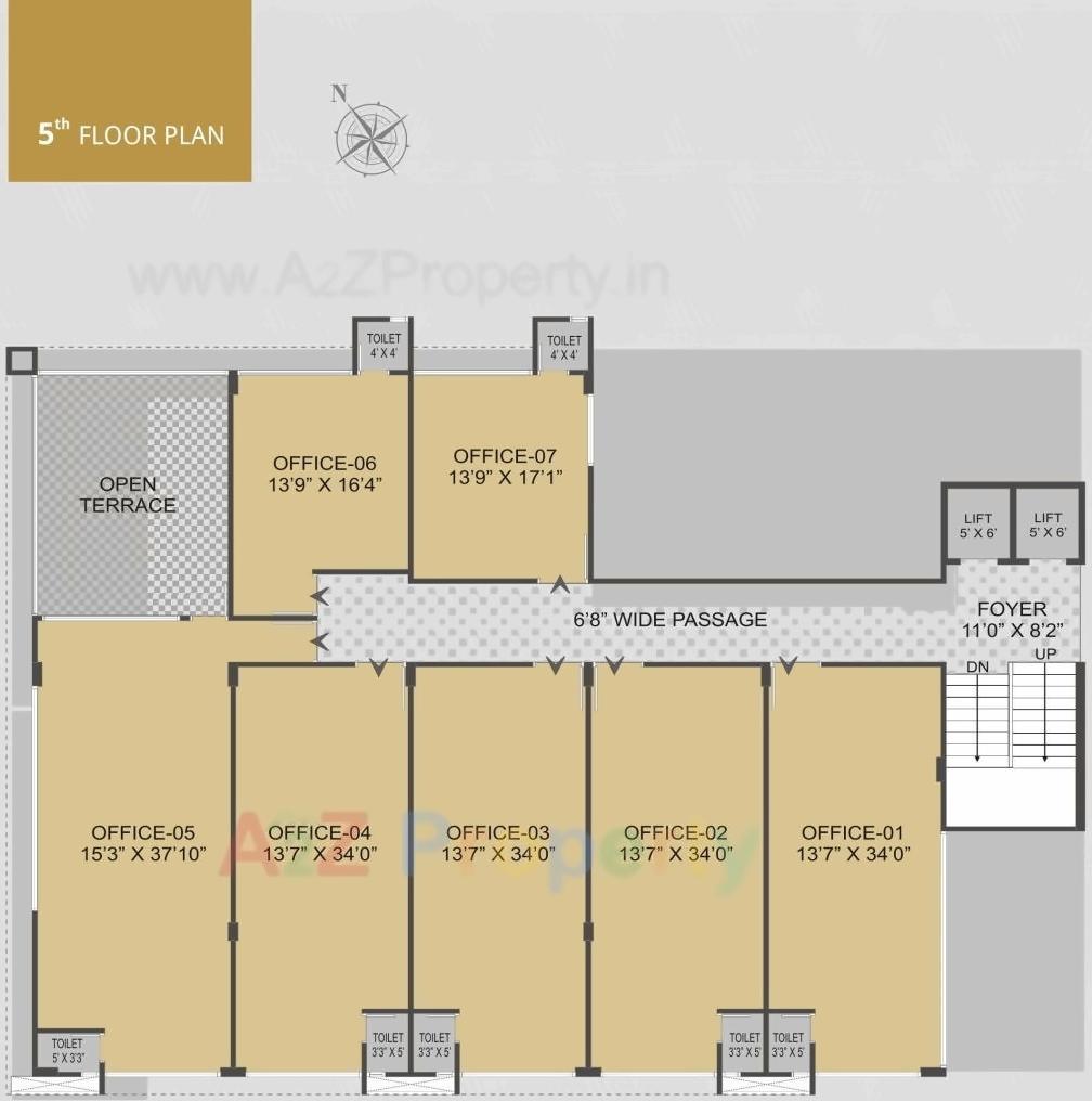 Layout of real estate project Kraft located at Gota, Ahmedabad, Gujarat