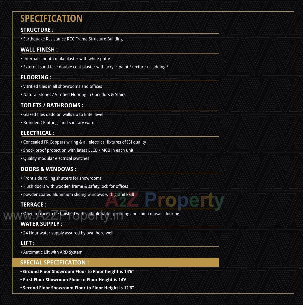 Project Specifications