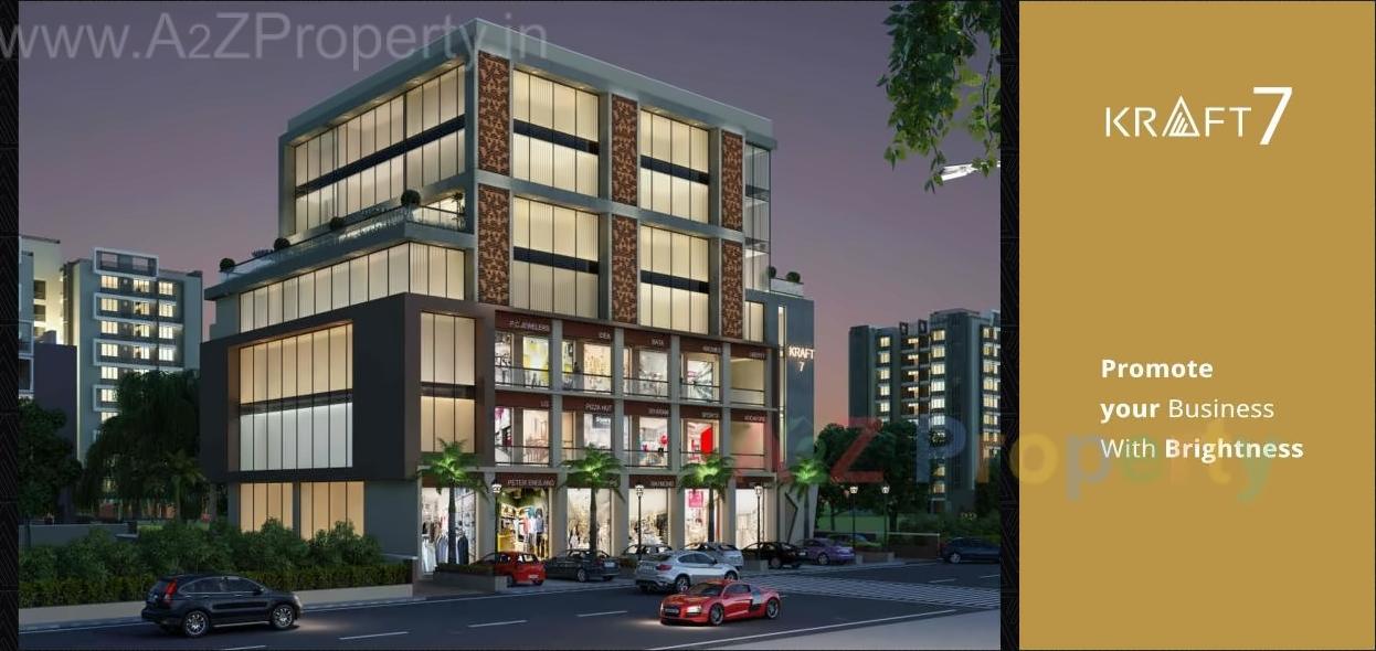 3D Elevation of real estate project Kraft located at Gota, Ahmedabad, Gujarat