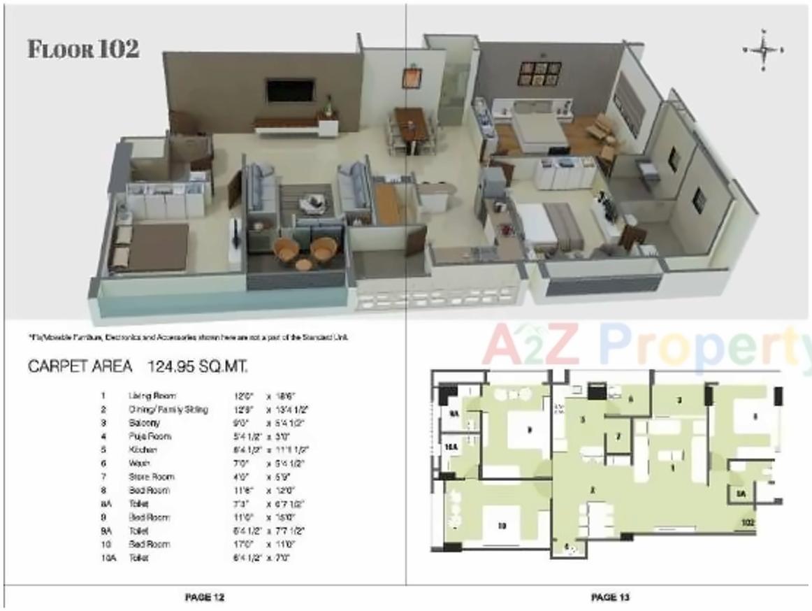 Layout of real estate project Kraft Ananta Apartment located at City, Ahmedabad, Gujarat